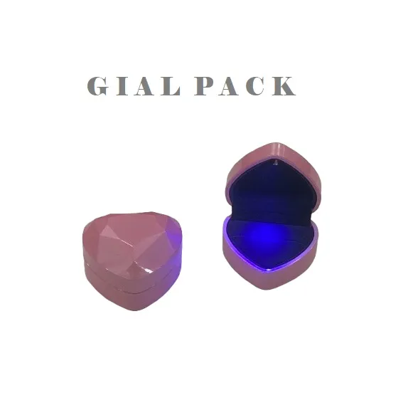 ΔΑΧΤΥΛΙΔΙ LED ΚΑΡΔΙΑ ΡΟΖ