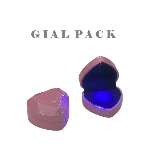 ΔΑΧΤΥΛΙΔΙ LED ΚΑΡΔΙΑ ΡΟΖ