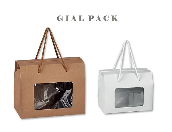 ΤΣΑΝΤΑ ΧΑΡΤΙΝΗ ΜΕ ΠΑΡΑΘΥΡΟ